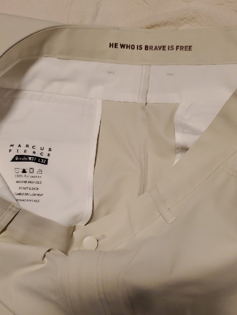 Birch Chino Pants in Light Beige